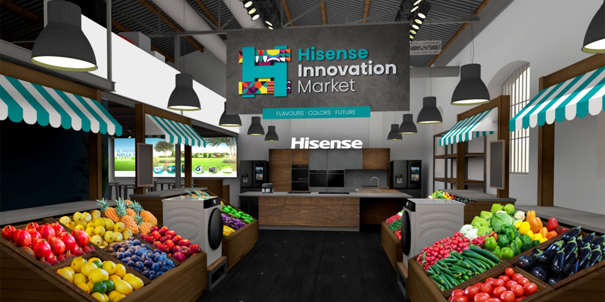 Dole con Hisense al Fuorisalone di Milano